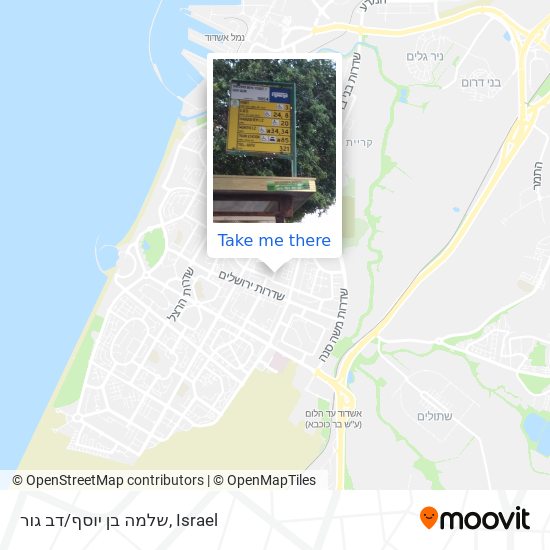 Карта שלמה בן יוסף/דב גור