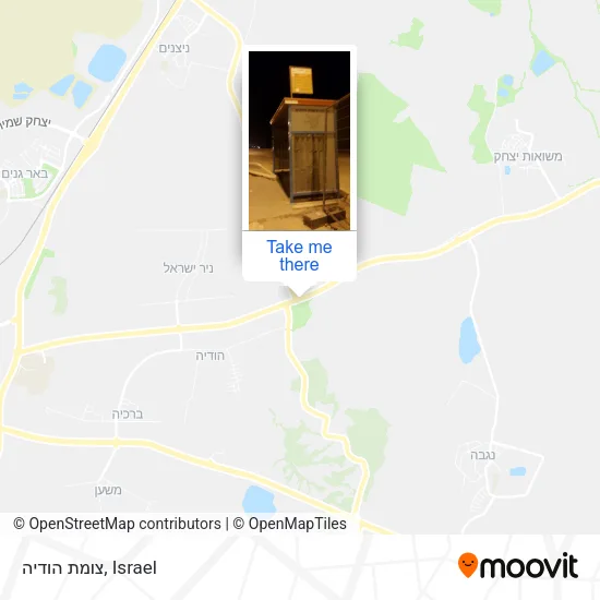 Карта צומת הודיה