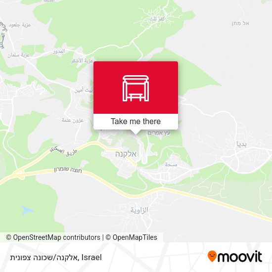 אלקנה/שכונה צפונית map