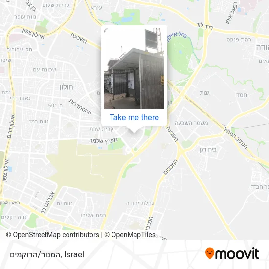 המנור/הרוקמים map