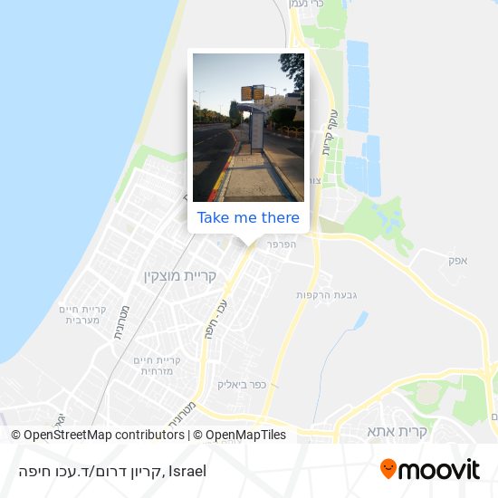 קריון דרום/ד.עכו חיפה map
