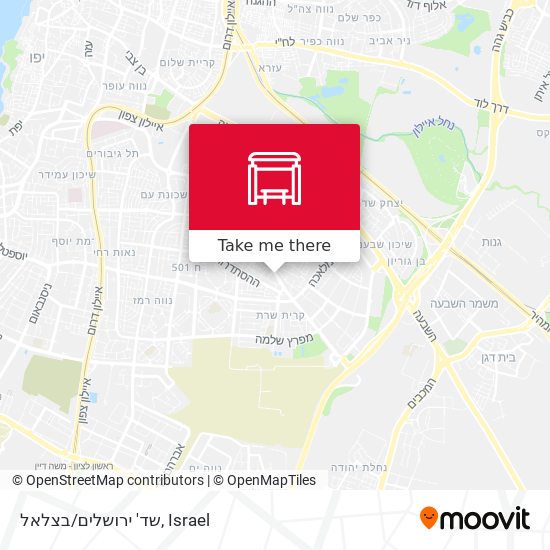 Карта שד' ירושלים/בצלאל