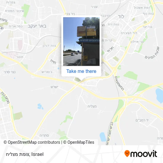 Карта צומת מצליח