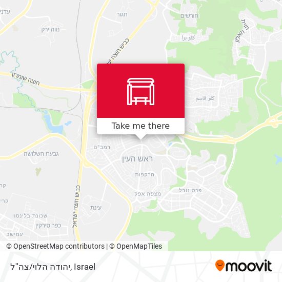 יהודה הלוי/צה''ל map