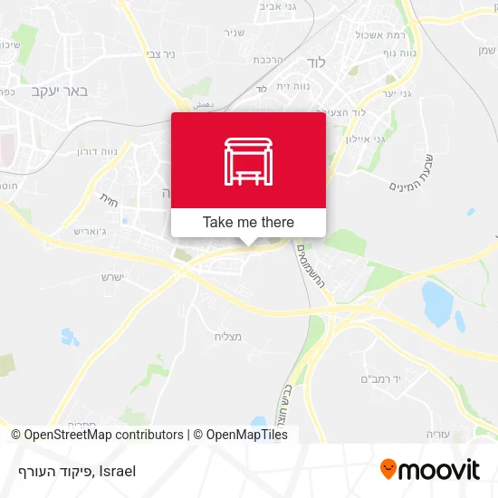 Карта פיקוד העורף