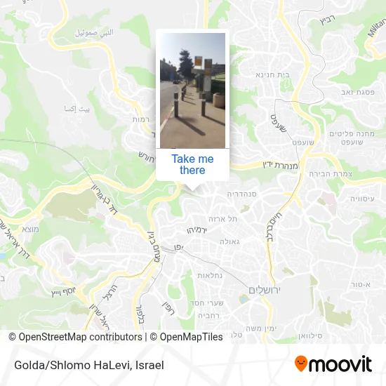 Golda/Shlomo HaLevi map