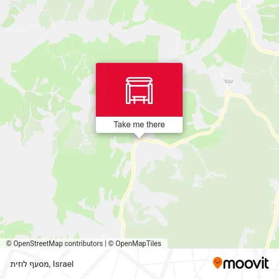 Карта מסעף לוזית
