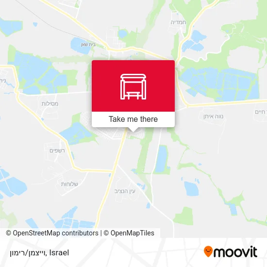 וייצמן/רימון map