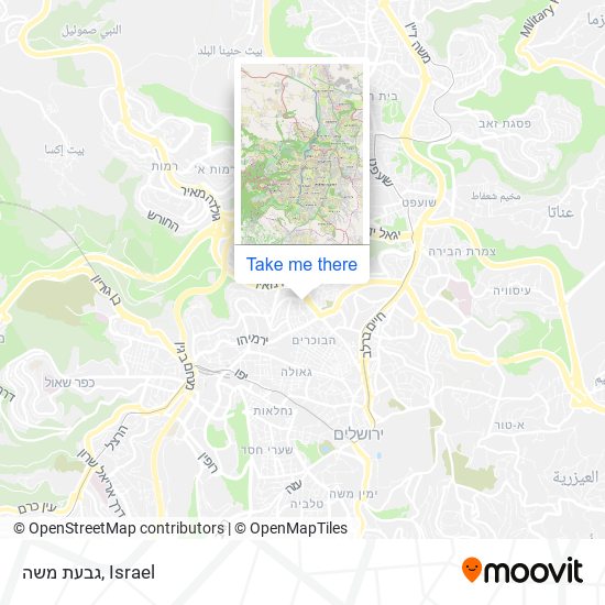 Карта גבעת משה