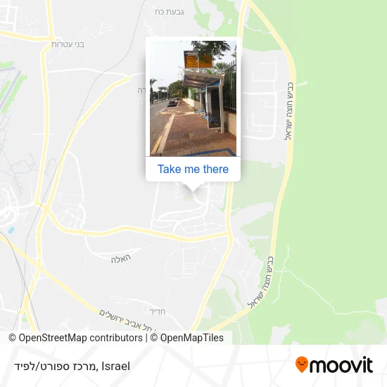 Карта מרכז ספורט/לפיד