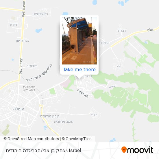 יצחק בן צבי/הבריגדה היהודית map