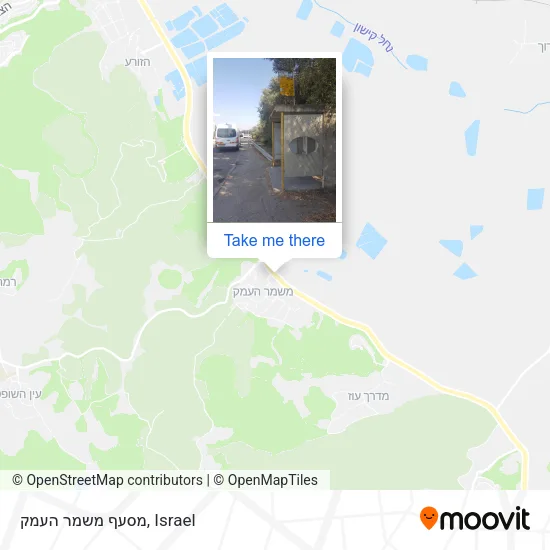 Карта מסעף משמר העמק