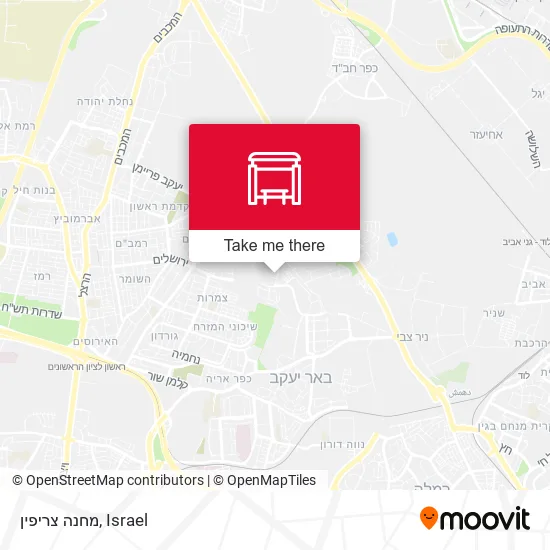Карта מחנה צריפין