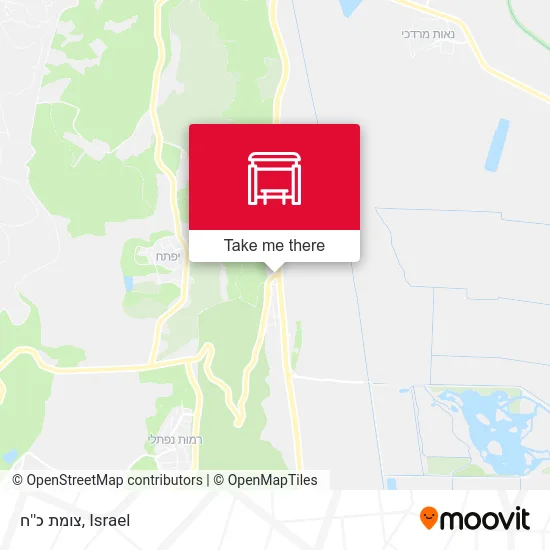 Карта צומת כ''ח