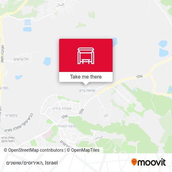 האירוסים/שושנים map