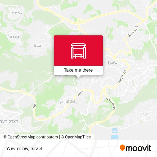 Карта שכונת שנלר