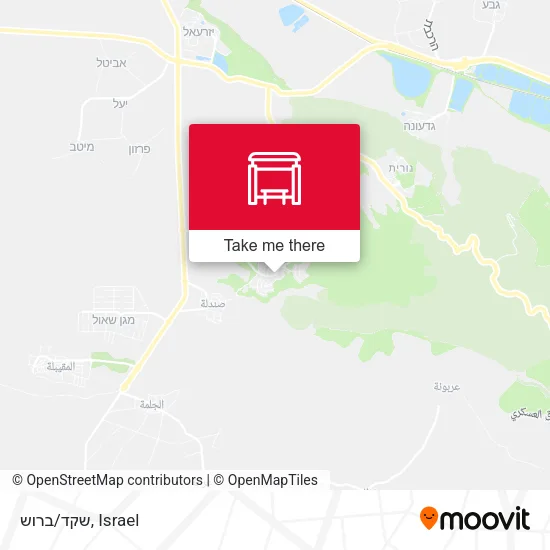 Карта שקד/ברוש