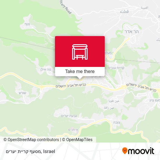 מסעף קריית יערים map
