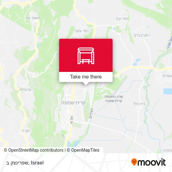 Карта שפרינצק ב