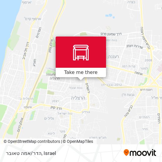 הדר/אמה טאובר map