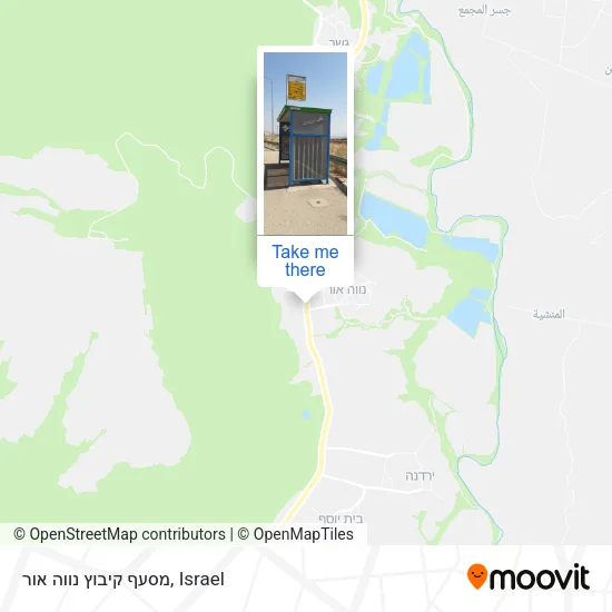 Карта מסעף קיבוץ נווה אור