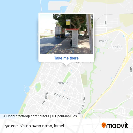 Карта מתחם סטאר סנטר/ז'בוטינסקי