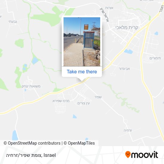 צומת שפיר/זרחיה map