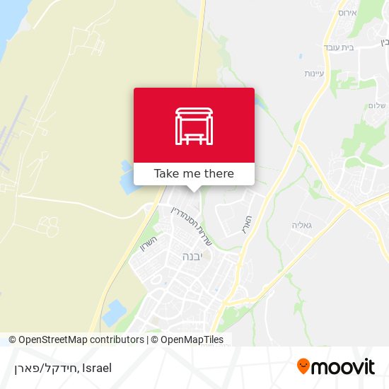 חידקל/פארן map