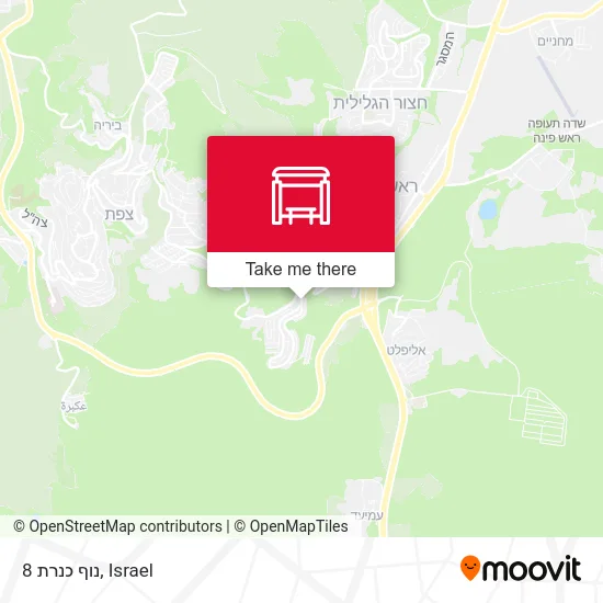 Карта נוף כנרת 8