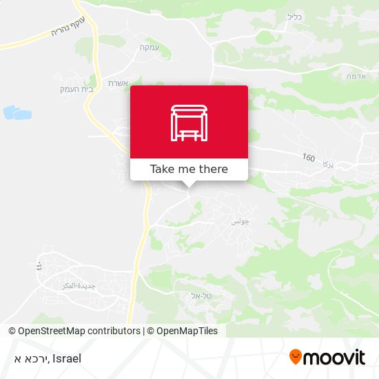 ירכא א map