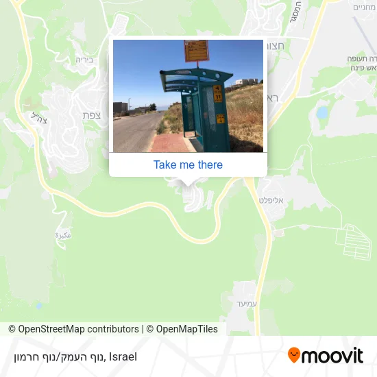 Карта נוף העמק/נוף חרמון
