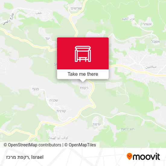 Карта רקפת מרכז