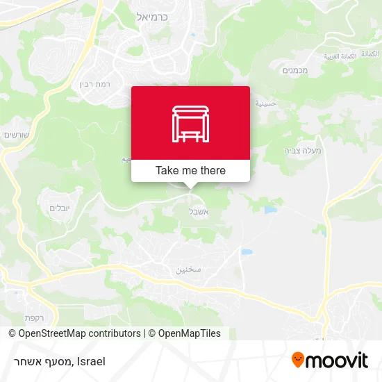 Карта מסעף אשחר