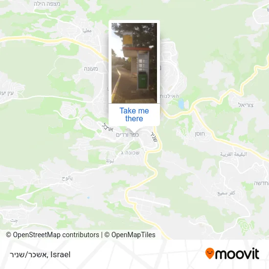 Карта אשכר/שניר