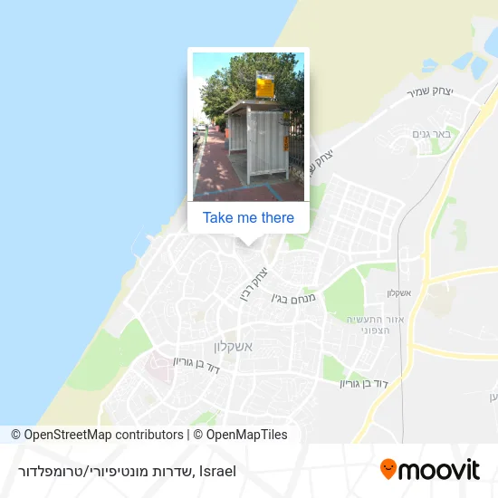 Карта שדרות מונטיפיורי/טרומפלדור