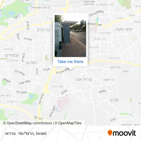 Карта הרצל/שד. נורדאו