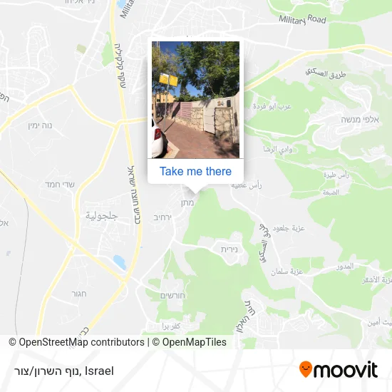 Карта נוף השרון/צור