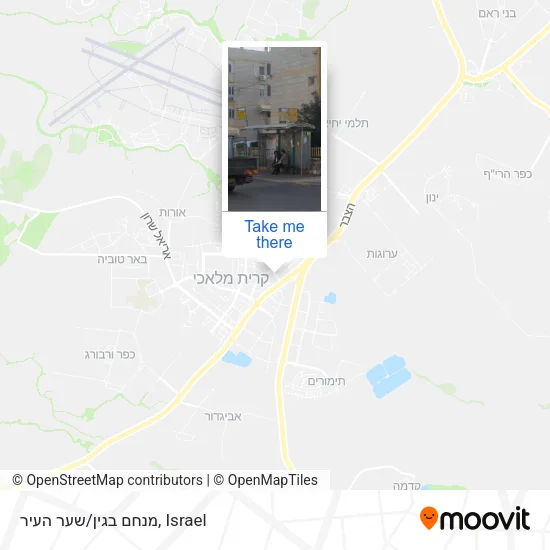 Карта מנחם בגין/שער העיר