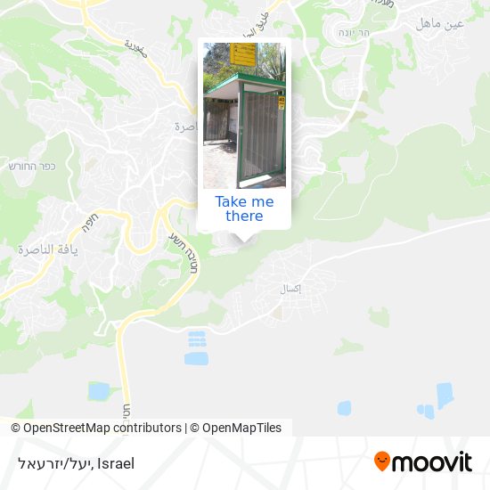 יעל/יזרעאל map
