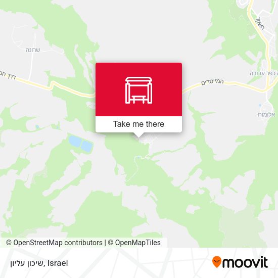 שיכון עליון map