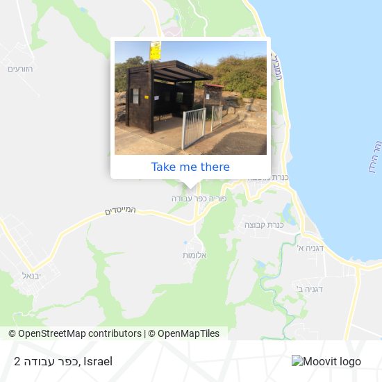 כפר עבודה 2 map