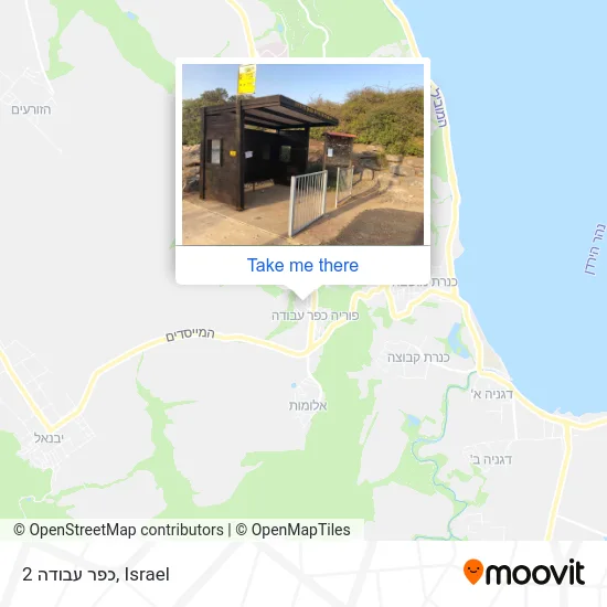 Карта כפר עבודה 2