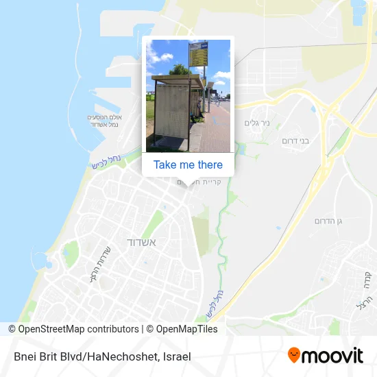 Bnei Brit Blvd/HaNechoshet map