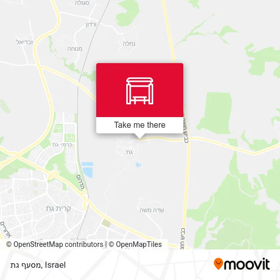 Карта מסעף גת