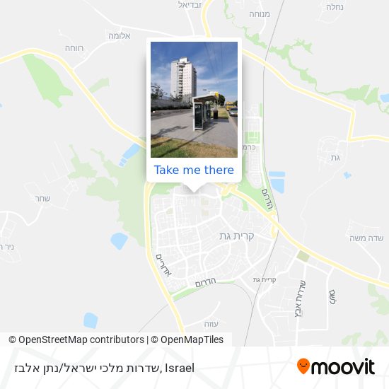 Карта שדרות מלכי ישראל/נתן אלבז