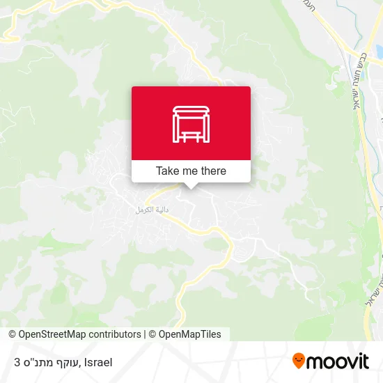 Карта עוקף מתנ''ס 3