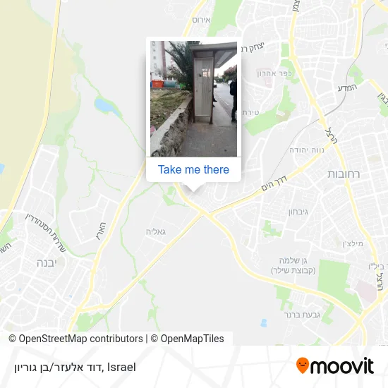 Карта דוד אלעזר/בן גוריון