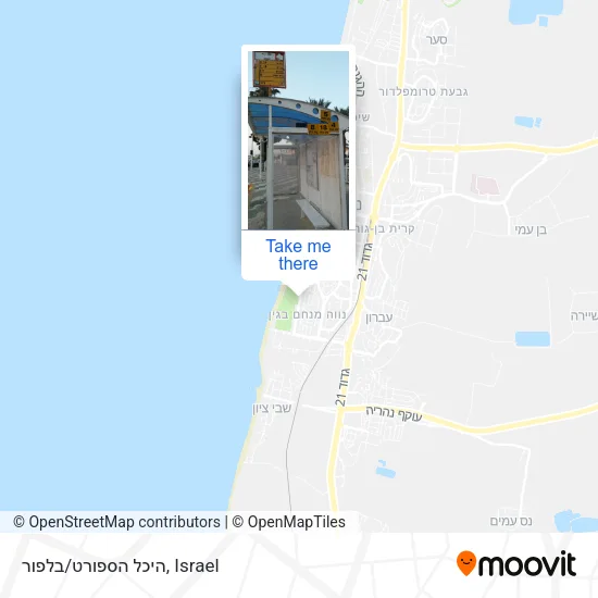 Карта היכל הספורט/בלפור