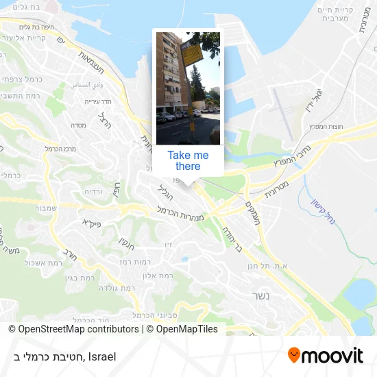 Карта חטיבת כרמלי ב