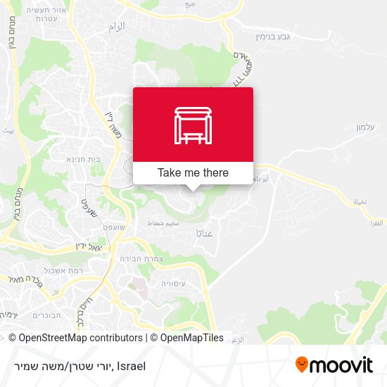 יורי שטרן/משה שמיר map